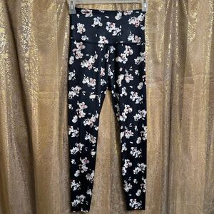 Beyond Yoga Navy Blue Olympus Impressionist High Waisted Leggings Medium